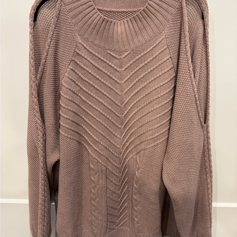 Women's Knit Sweater - Mauve